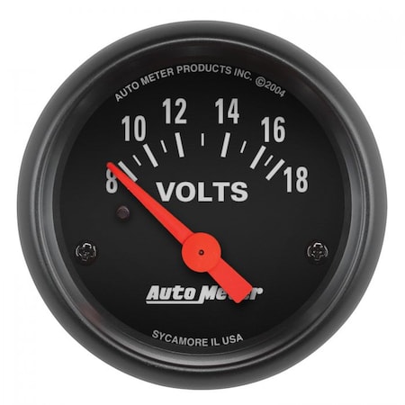 Auto Meter 2IN VOLTMETER, 8-18 VOLTS SSE, Z-SERIES 2645